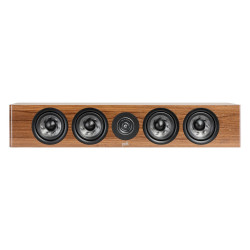 Polk Reserve R350, vista frontal en nogal