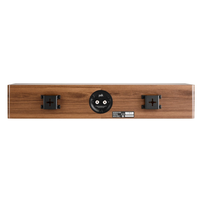 Polk Reserve R350, trasera en nogal
