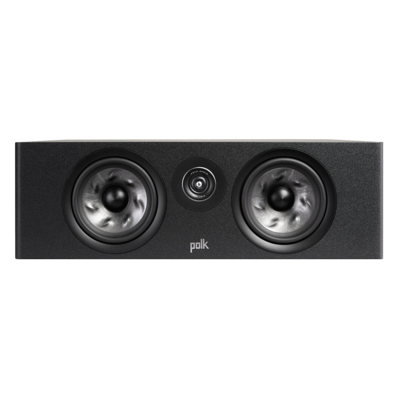 Polk Reserve R400, vista frontal sin rejilla en negro