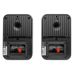 Polk Signature Elite ES10, trasera con el Power Port, la ranura de anclaje y los bornes
