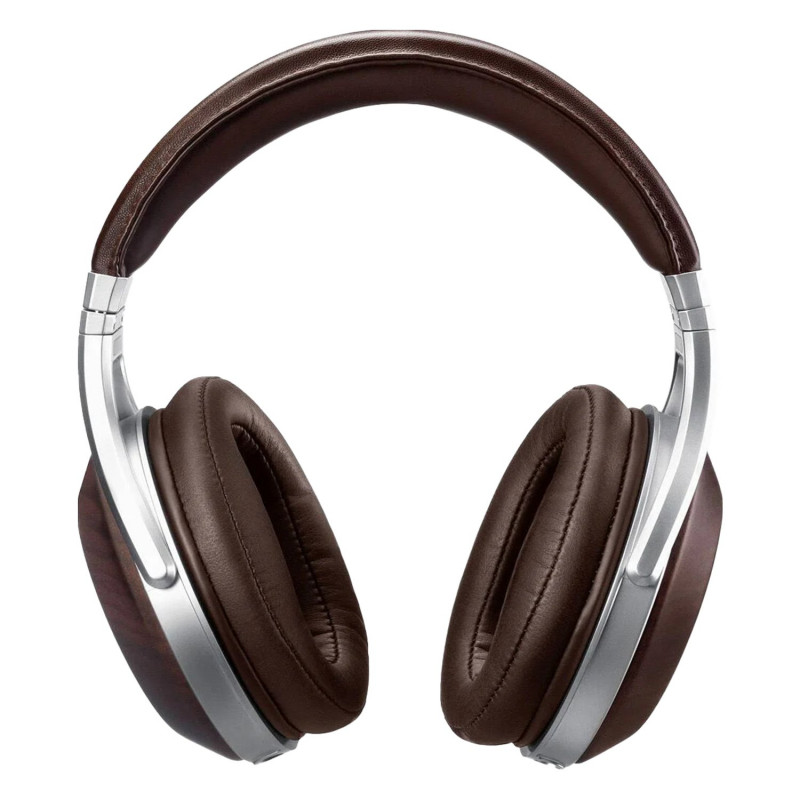 Denon AH-D5200, vista frontal con las almohadillas