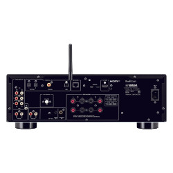 Yamaha R-N1000A, panel trasero con HDMI ARC, phono, entradas digitales y antena wifi