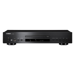 Yamaha CD-S303, vista frontal en negro