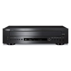 Yamaha CD-C603, vista frontal en negro