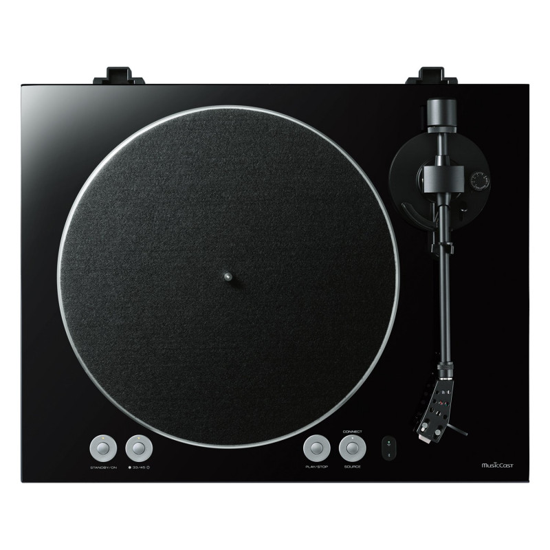Yamaha MusicCast VINYL 500, vista superior en negro