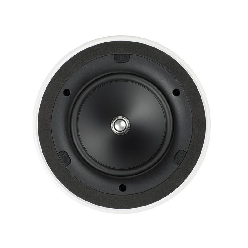 KEF Ci160ER, altavoz empotrable redondo de techo, vista frontal sin rejilla