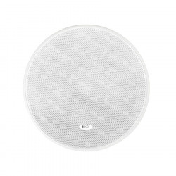 KEF Ci160ER con la rejilla puesta, vista frontal