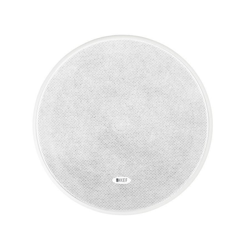 KEF Ci160ER con la rejilla puesta, vista frontal