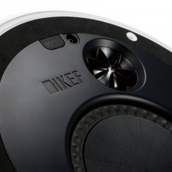 KEF Ci160TR, detalle del tweeter y el woofer