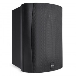 KEF Ventura 6 en negro, vista frontal en ángulo
