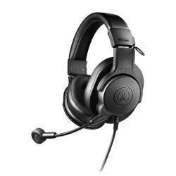 Audio-Technica ATH-M20xSTS, auriculares con micrófono en brazo, vista en perspectiva