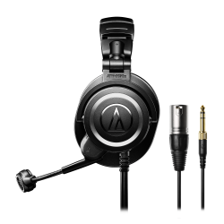 Audio-Technica ATH-M50xSTS con su cable de conexión XLR y minijack