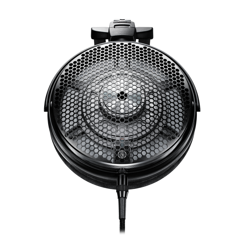 Audio-Technica ATH-ADX5000, detalle de la carcasa en nido de abeja