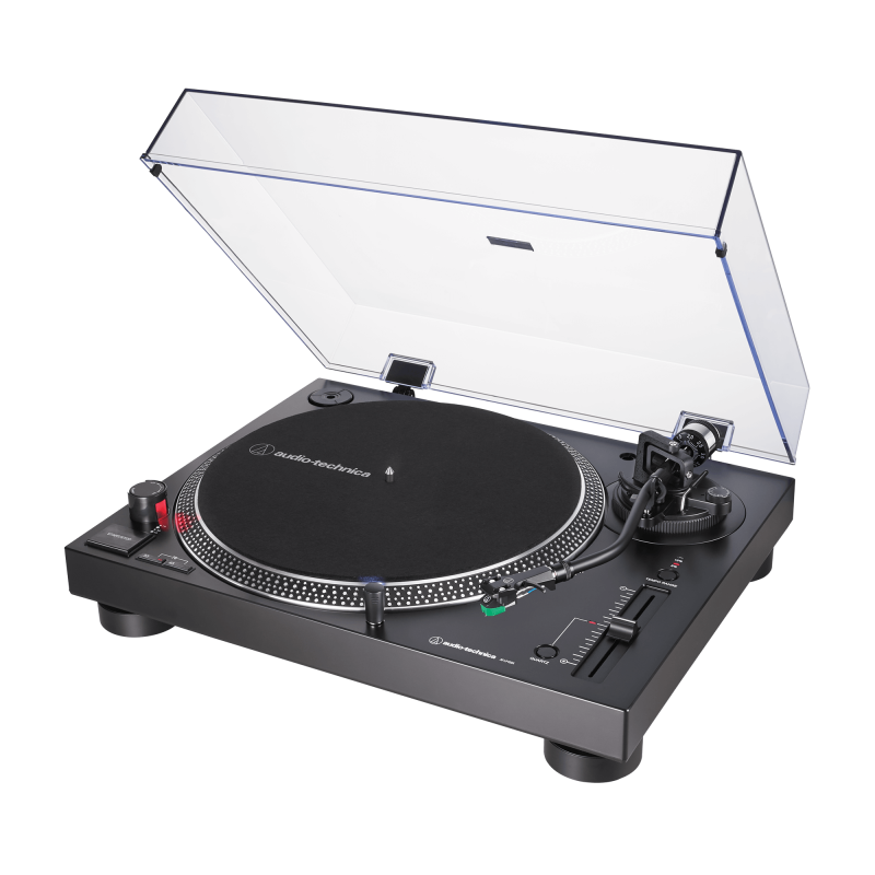 Audio-Technica AT-LP120XUSB en negro, detalle