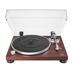 Audio-Technica AT-LPW50BTRW, giradiscos de correa con chapa de palisandro