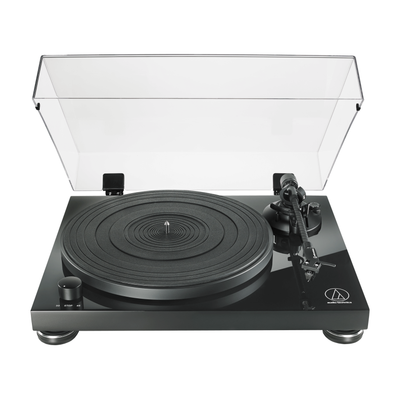 Audio-Technica AT-LPW50PB, giradiscos de correa en negro piano