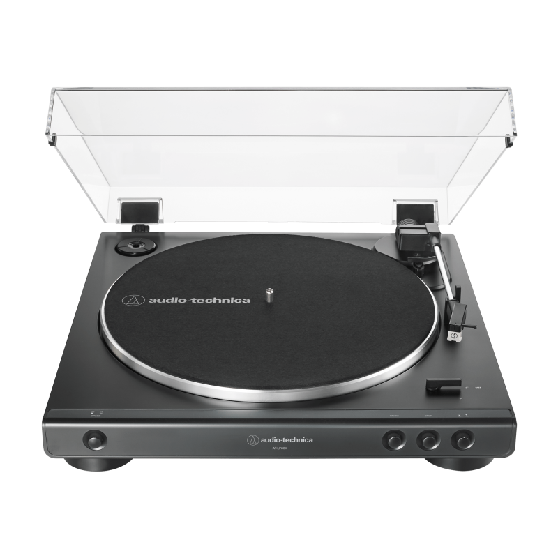 Audio-Technica AT-LP60X en negro, giradiscos automático