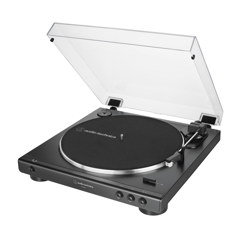 Audio-Technica AT-LP60X en negro, detalle