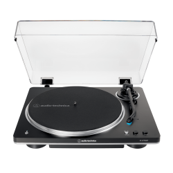 Audio-Technica AT-LP70XBT en negro y plata, giradiscos automático con Bluetooth