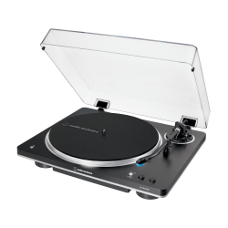 Audio-Technica AT-LP70XBT en negro y plata, otra vista