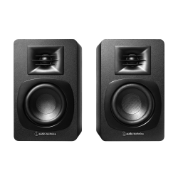 Audio-Technica AT-SP3X en negro, pareja de altavoces activos de estantería