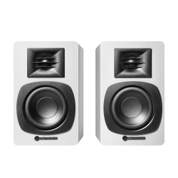 Audio-Technica AT-SP3X en blanco, pareja de altavoces activos de estantería