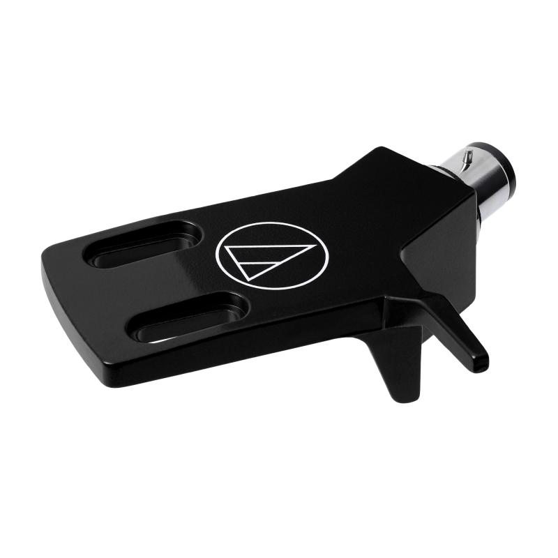 Audio-Technica AT-HS3BK, cabezal angulado en negro