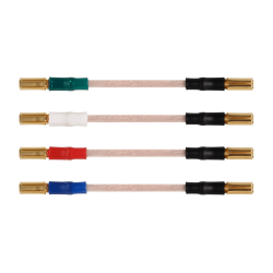 Audio-Technica AT6108, juego de cuatro cables de cabezal con código de colores