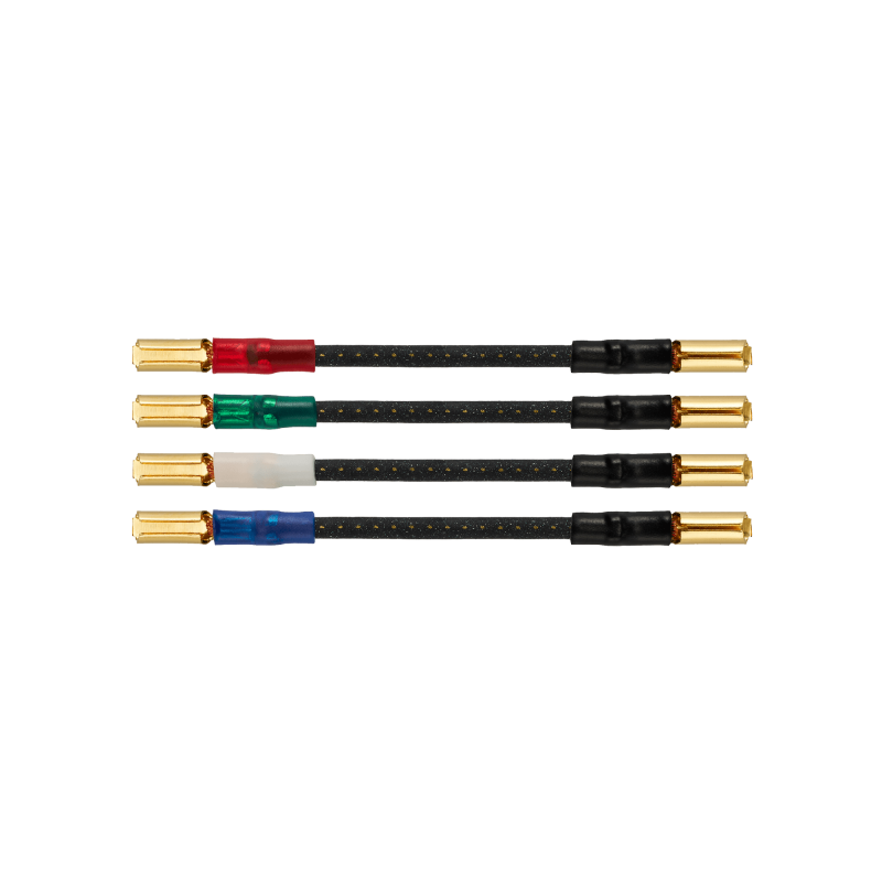 Audio-Technica AT6112x, juego de cuatro cables de cabezal con código de colores