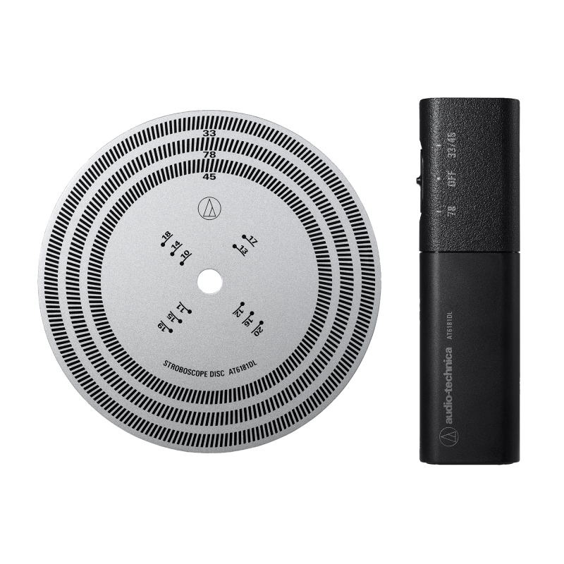 Audio-Technica AT6181DL, disco y luz estroboscópica de cuarzo