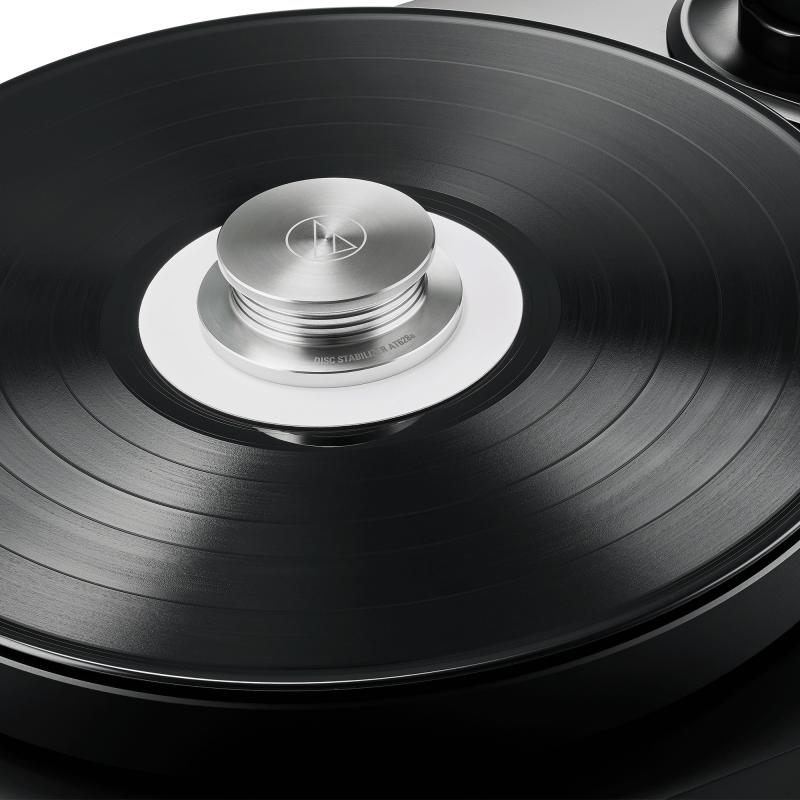 Audio-Technica AT628a, sobre un disco en el giradiscos