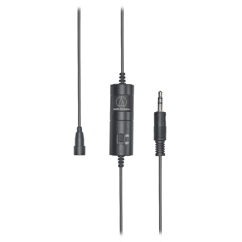 Audio-Technica ATR3350x, vista del micrófono y su cable