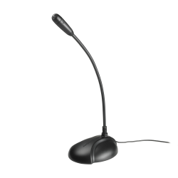 Audio-Technica ATR4750-USB, micrófono USB de flexo en su soporte de mesa